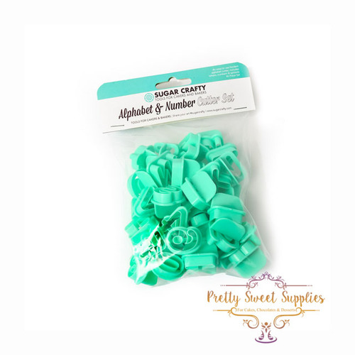 Alphabet & Number Cutters Set - 40 Pcs