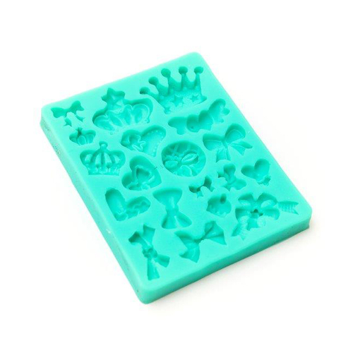 BOWS, HEARTS & CROWNS Silicone Mould