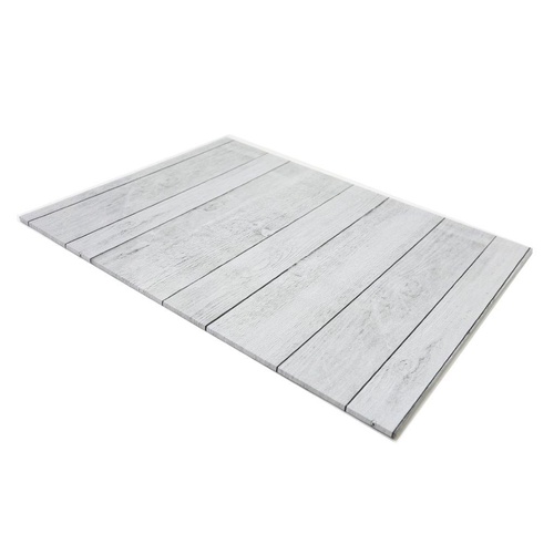 White Planks Cake Board Rectangle - 45x35cm