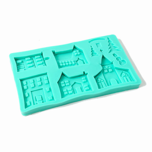 CHRISTMAS BUILDINGS Silicone Mould