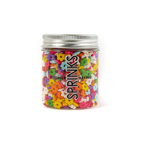 MIXED RAINBOW FLOWERS Sprinkles - 55g