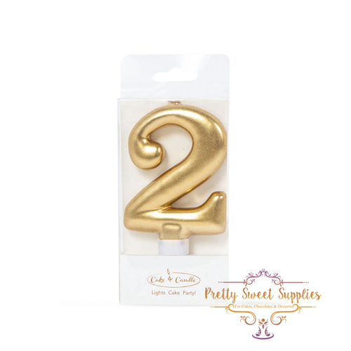 GOLD Candle - Number 2