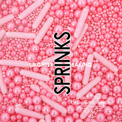 BUBBLE & BOUNCE PINK Sprinkles - 75g