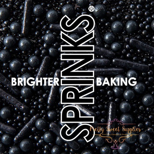 BUBBLE & BOUNCE BLACK Sprinkles - 75g
