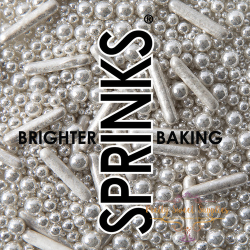 BUBBLE & BOUNCE SILVER Sprinkles - 75g