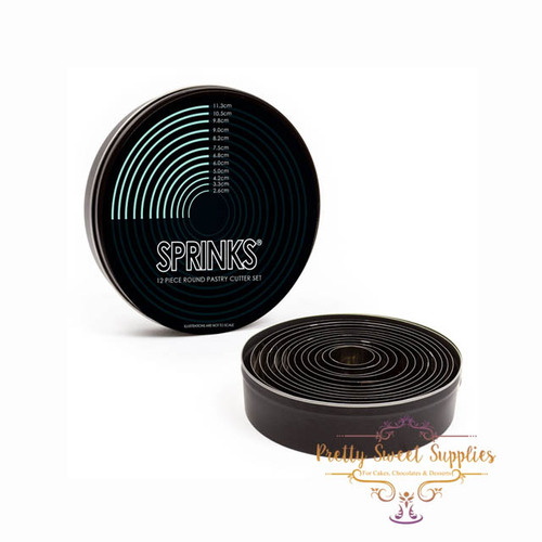 ROUND Stainless Pastry Cutter Set - 12 Pieces