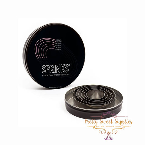 OVAL Stainless Pastry Cutter Set - 6 Pieces