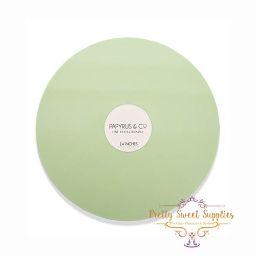 Pastel Green MDF Cake Board Round 14"