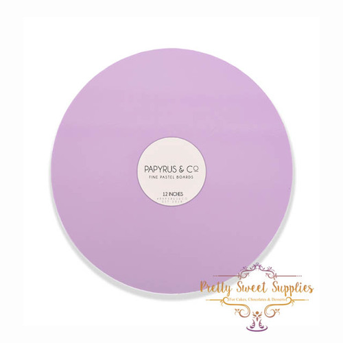 Pastel Lilac MDF Cake Board Round 12"