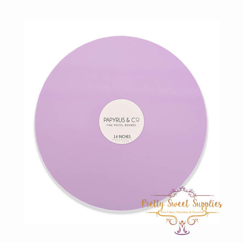 Pastel Lilac MDF Cake Board Round 14"