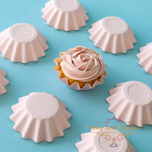 PASTEL PINK BLOOM Baking Cups (24 Pack)