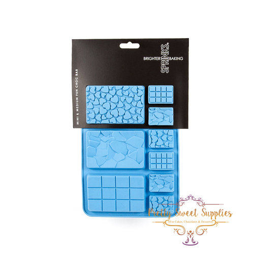 MINI & MEDIUM FUN CHOC BAR - Silicone Mould