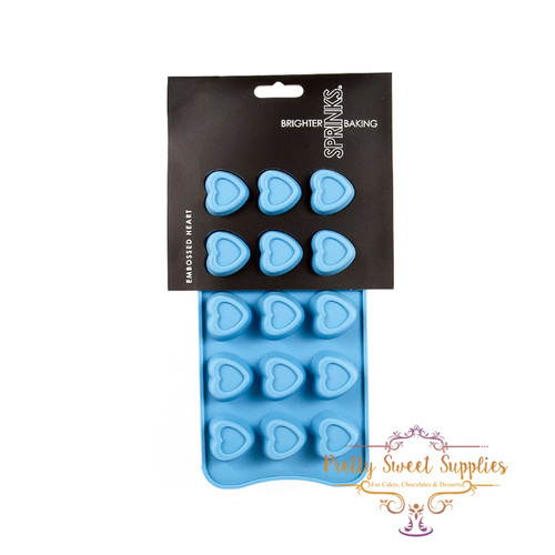 EMBOSSED HEART - Silicone Mould