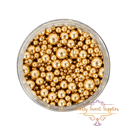 SHINY GOLD BUBBLE BUBBLE Sprinkles - 65g