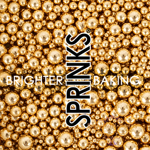 SHINY GOLD BUBBLE BUBBLE Sprinkles - 500g