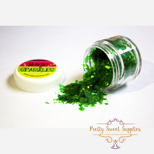 GREEN Edible Glitter - 2g