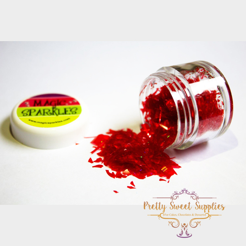 RED Edible Glitter 2g