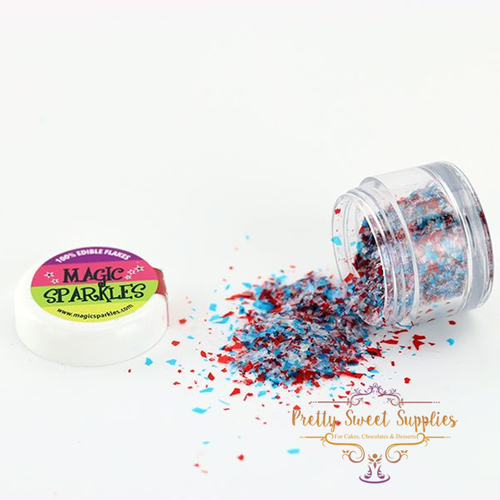 SUPERHERO BLUE Edible Glitter 2g