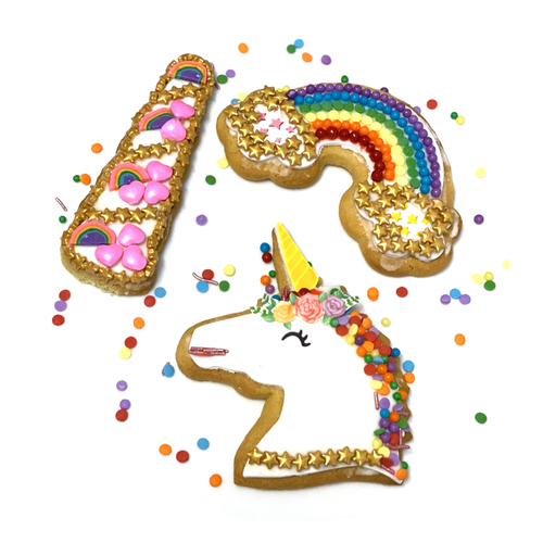 Kids DIY Cookie Kit - Unicorn Dreams (6 cookies)