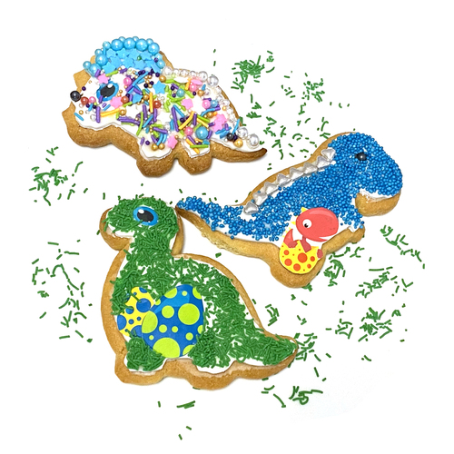 Kids DIY Cookie Kit - Dinosaur Stomp (6 cookies)