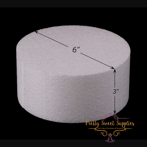 Foam Round 6" x 3"